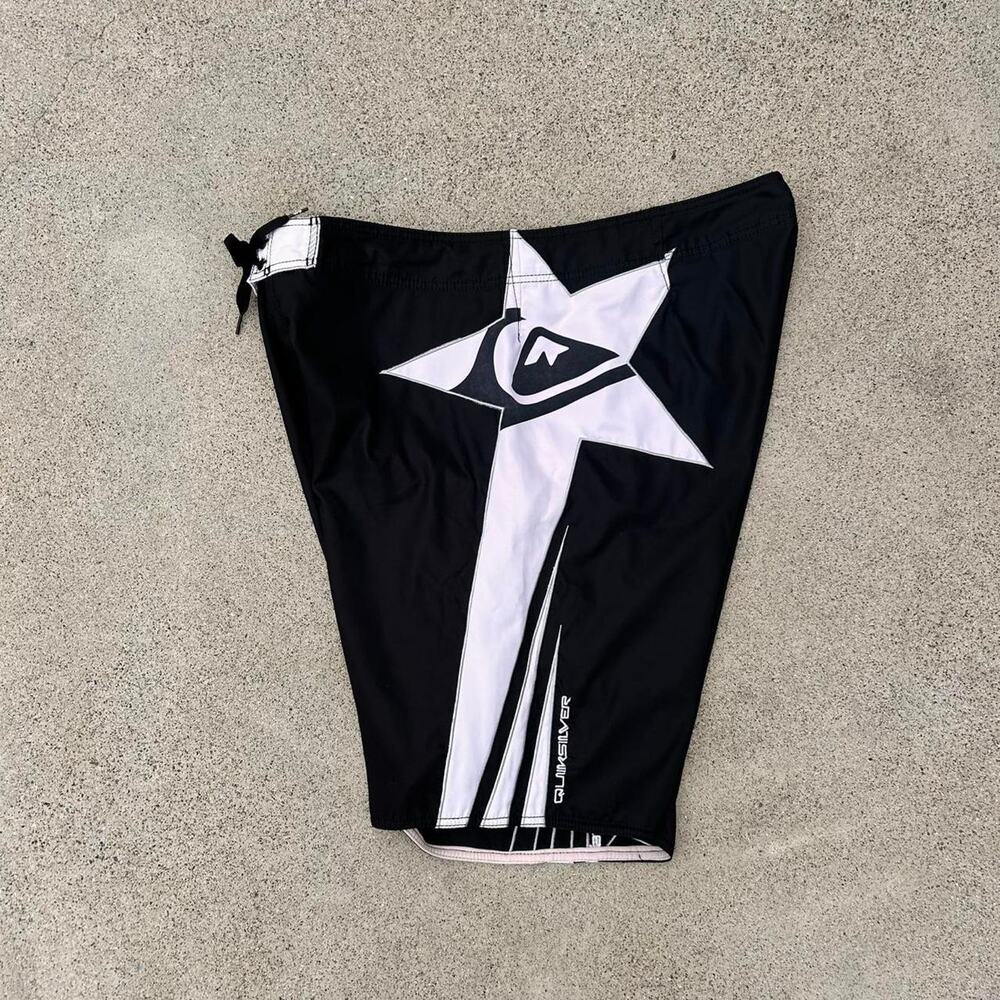 Vintage kelly slater quiksilver board shorts